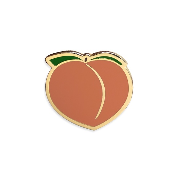 Peach Lapel Pin - Picture 1 of 2